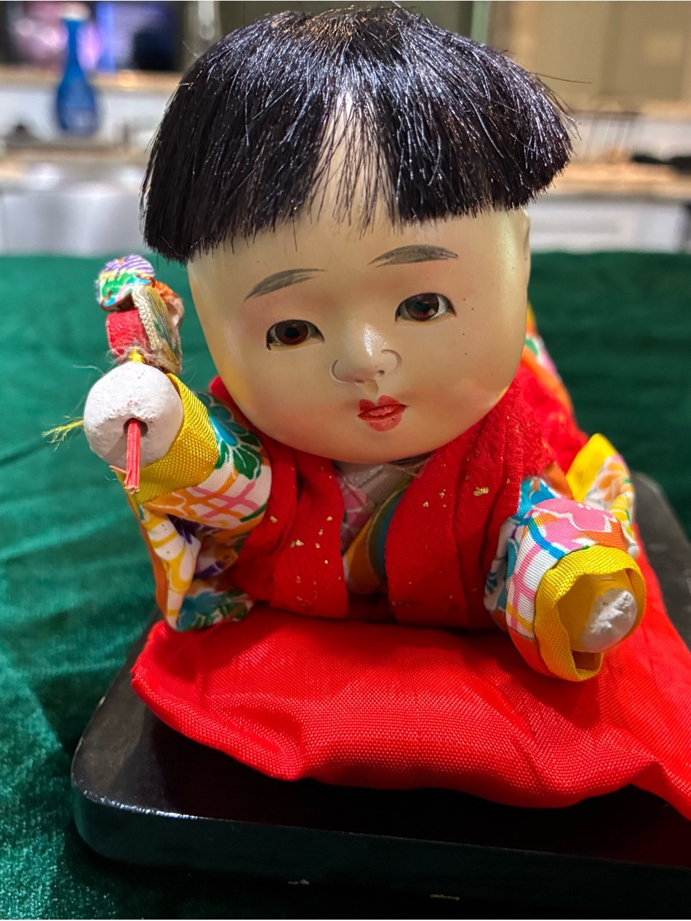Traditional Red Kimono Baby Doll -